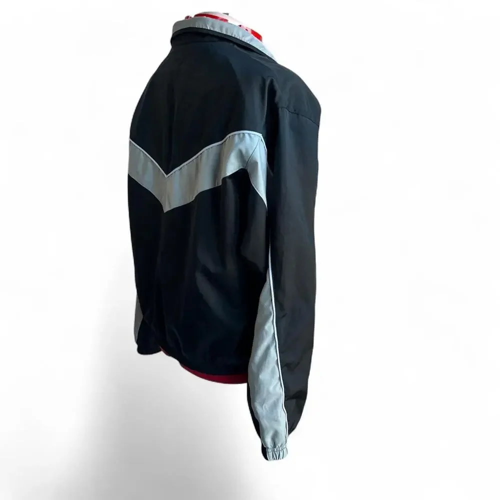 Nike Black & Grey‎ Zip Up Windbreaker Size Large
